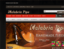 Tablet Screenshot of calabriapipe.com